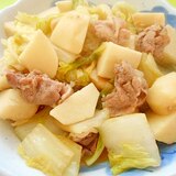 里芋と白菜豚肉の煮物